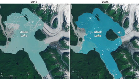 Alaska’da buzulların eridi, ortaya yeni bir ada çıktı