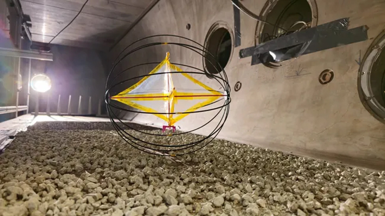 Mars’ta rüzgarla hareket edebilecek yeni kuşak keşif robotları testi geçti