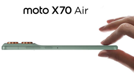 Motorola’dan rekor incelikte yeni telefon: X70 Air özellikleri ve detayları
