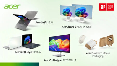 Acer’ın yapay zeka takviyeli bilgisayarları tasarım mükafatı