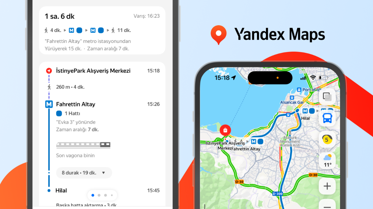 Ankara ve İzmir metrosu için yeni özellik: Yandex Maps vagon önerisi sunmaya başladı