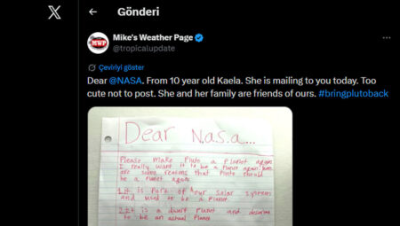 NASA, 10 yaşındaki kızın Plüton talebine bakın nasıl karşılık verdi