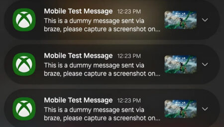 Xbox taşınabilir uygulaması test bildirimlerini gerçek kullanıcılara gönderdi