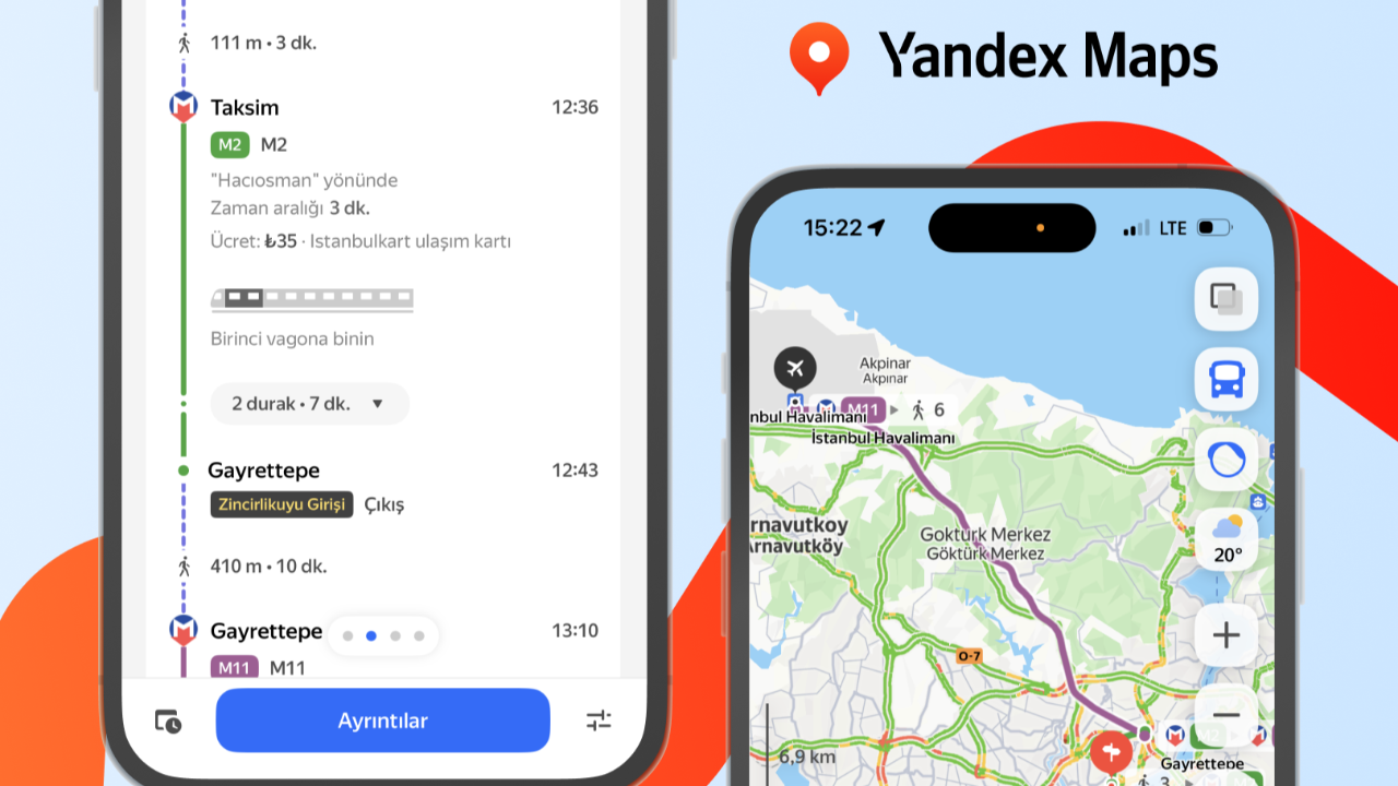 Yandex Maps, artık Metro ve Marmaray’da hangi vagona binileceğini de gösteriyor