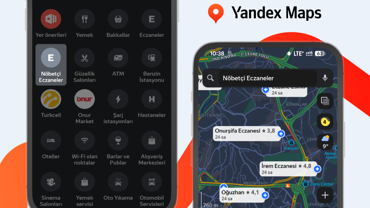 Yandex Maps üzerinden nöbetçi eczanelere süratli erişim devri başladı
